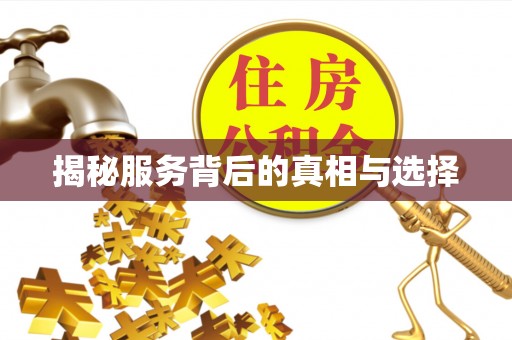 南召揭秘服务背后的真相与选择