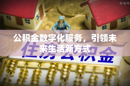 南召公积金数字化服务，引领未来生活新方式
