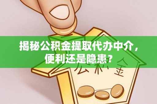 南召揭秘公积金提取代办中介，便利还是隐患？