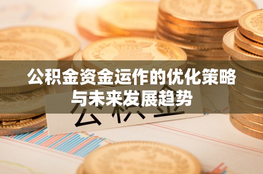 南召公积金资金运作的优化策略与未来发展趋势