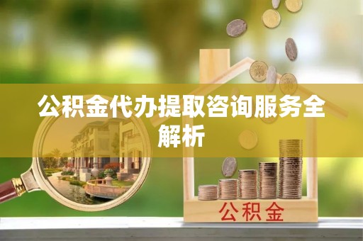 南召公积金代办提取咨询服务全解析