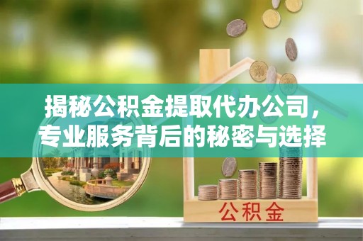 南召揭秘公积金提取代办公司，专业服务背后的秘密与选择指南