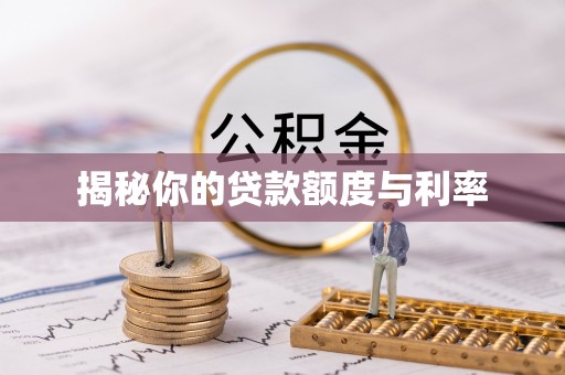 南召揭秘你的贷款额度与利率