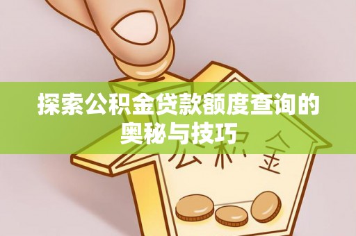 南召探索公积金贷款额度查询的奥秘与技巧