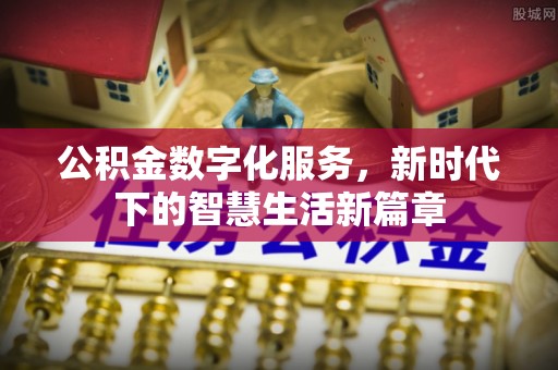南召公积金数字化服务，新时代下的智慧生活新篇章