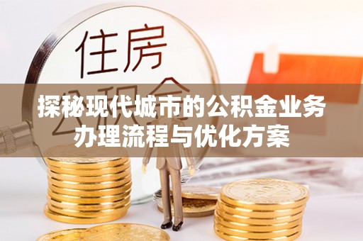 南召探秘现代城市的公积金业务办理流程与优化方案
