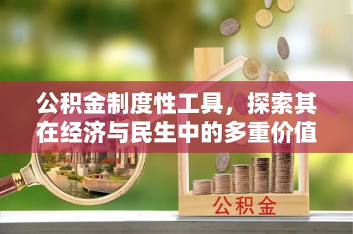 南召公积金制度性工具，探索其在经济与民生中的多重价值