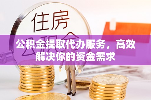 南召公积金提取代办服务，高效解决你的资金需求