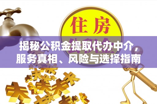 南召揭秘公积金提取代办中介，服务真相、风险与选择指南