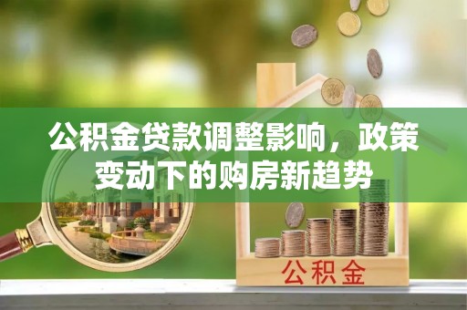 南召公积金贷款调整影响，政策变动下的购房新趋势