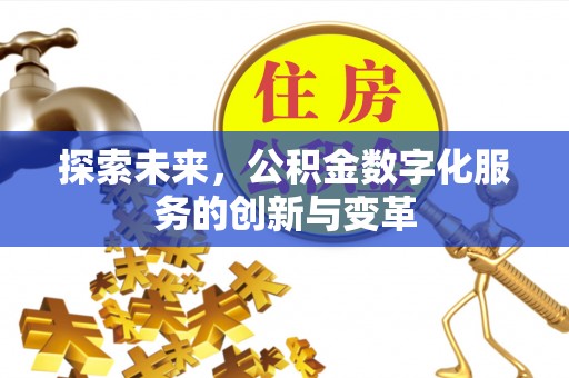 南召探索未来，公积金数字化服务的创新与变革