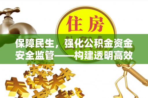南召保障民生，强化公积金资金安全监管——构建透明高效的管理体系