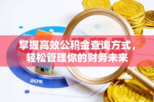 南召掌握高效公积金查询方式，轻松管理你的财务未来