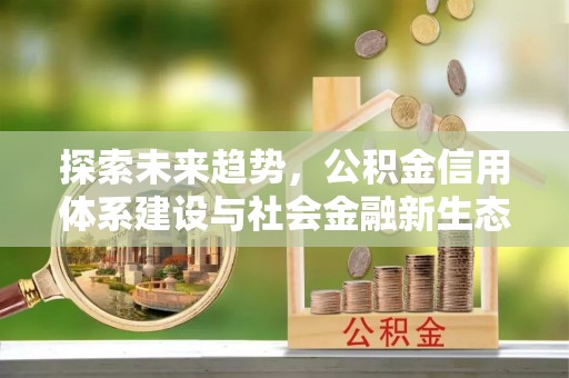 南召探索未来趋势，公积金信用体系建设与社会金融新生态