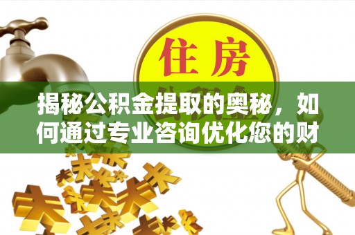 南召揭秘公积金提取的奥秘，如何通过专业咨询优化您的财务规划