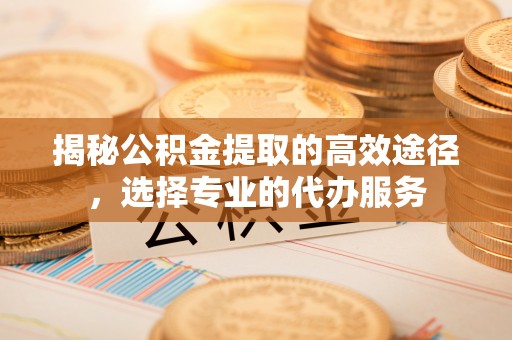 南召揭秘公积金提取的高效途径，选择专业的代办服务