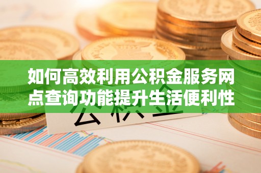 南召如何高效利用公积金服务网点查询功能提升生活便利性