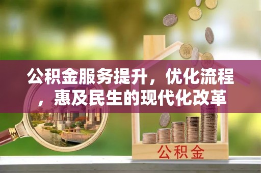 南召公积金服务提升，优化流程，惠及民生的现代化改革