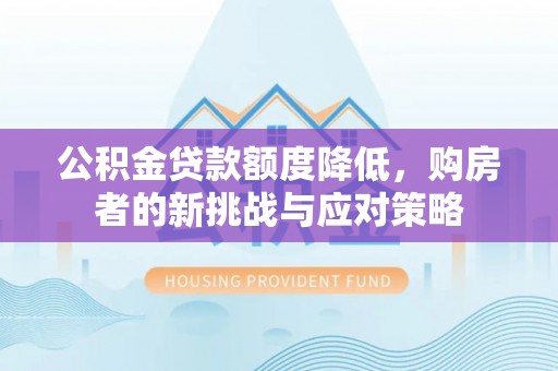 南召公积金贷款额度降低，购房者的新挑战与应对策略