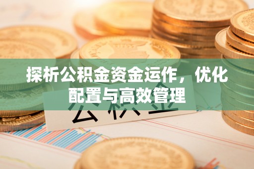 南召探析公积金资金运作，优化配置与高效管理