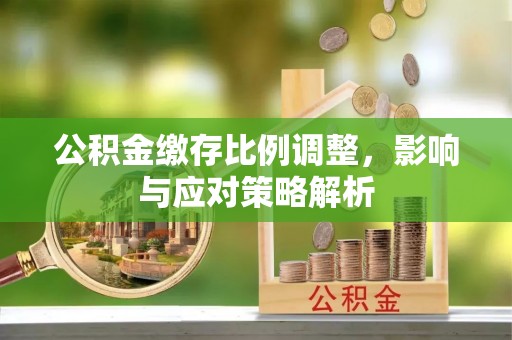 南召公积金缴存比例调整，影响与应对策略解析