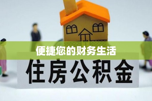 南召便捷您的财务生活